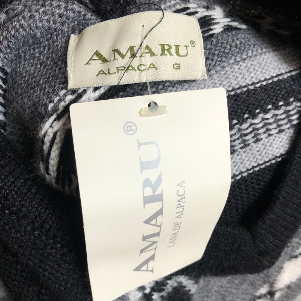 NWT 100% Alpaca Wool Poncho - Picture 5 of 5